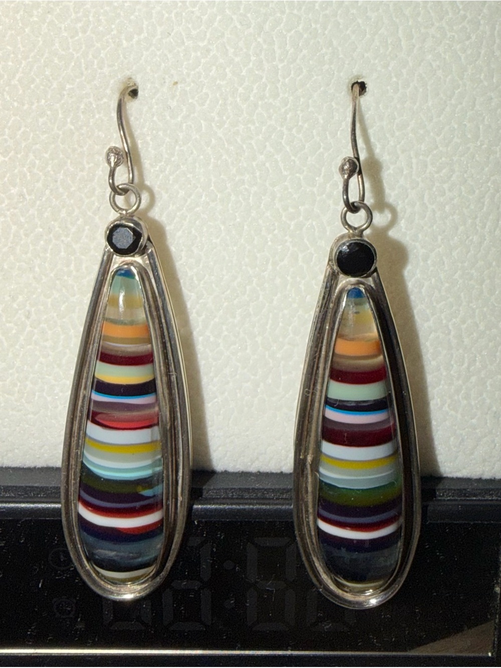 Multicolor Surfite Teardrop Dangle Earrings - Women Jewelry